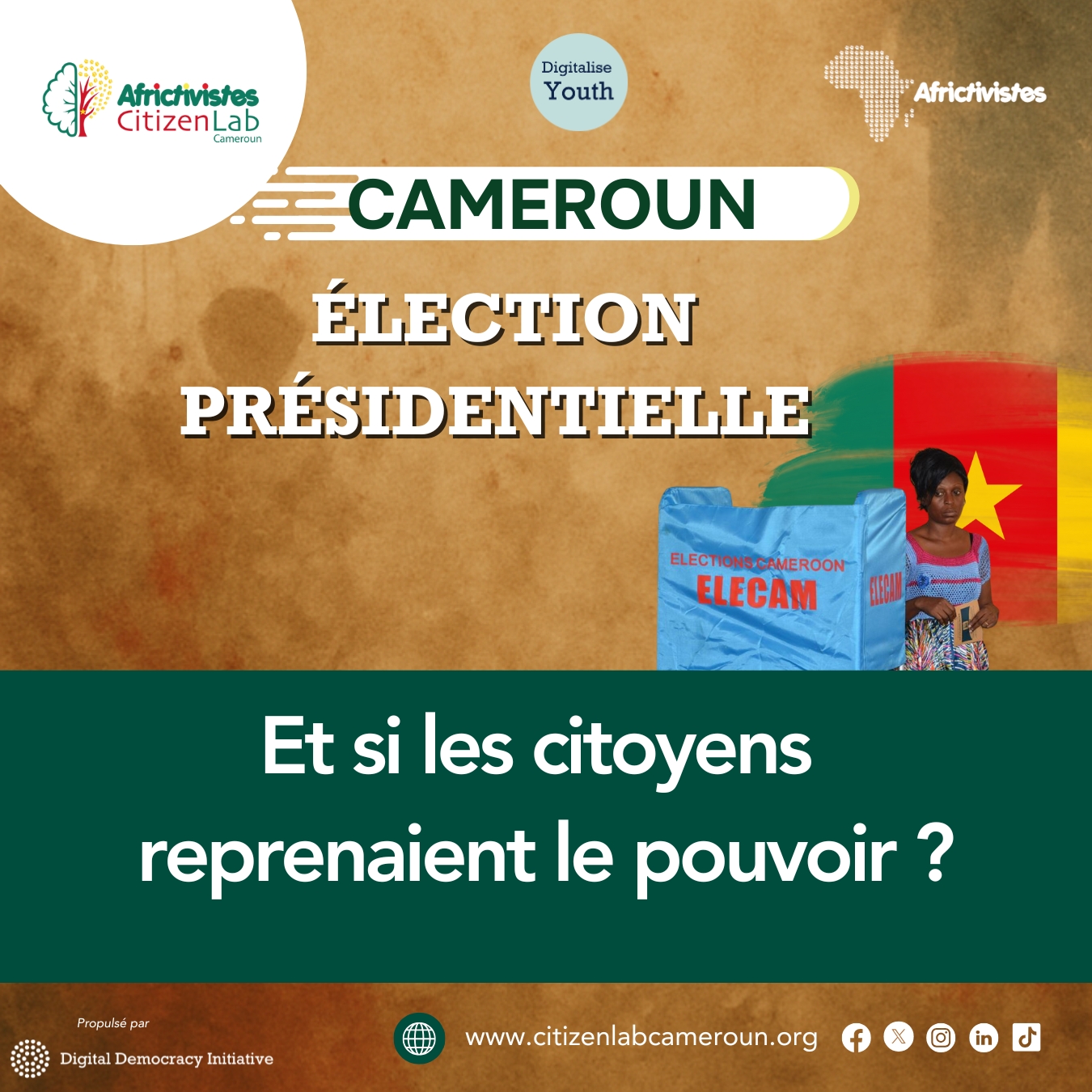 Élection présidentielle au Cameroun: et si les citoyens reprenaient le pouvoir ?