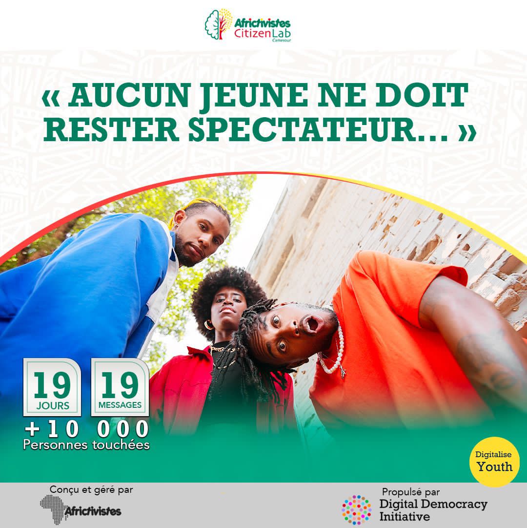 Plus de 10 000 jeunes mobilisés au Cameroun : campagne de participation citoyenne