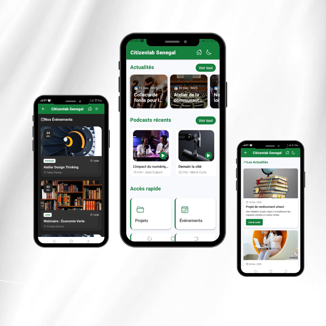 Développement des applications mobiles CitizenLabs