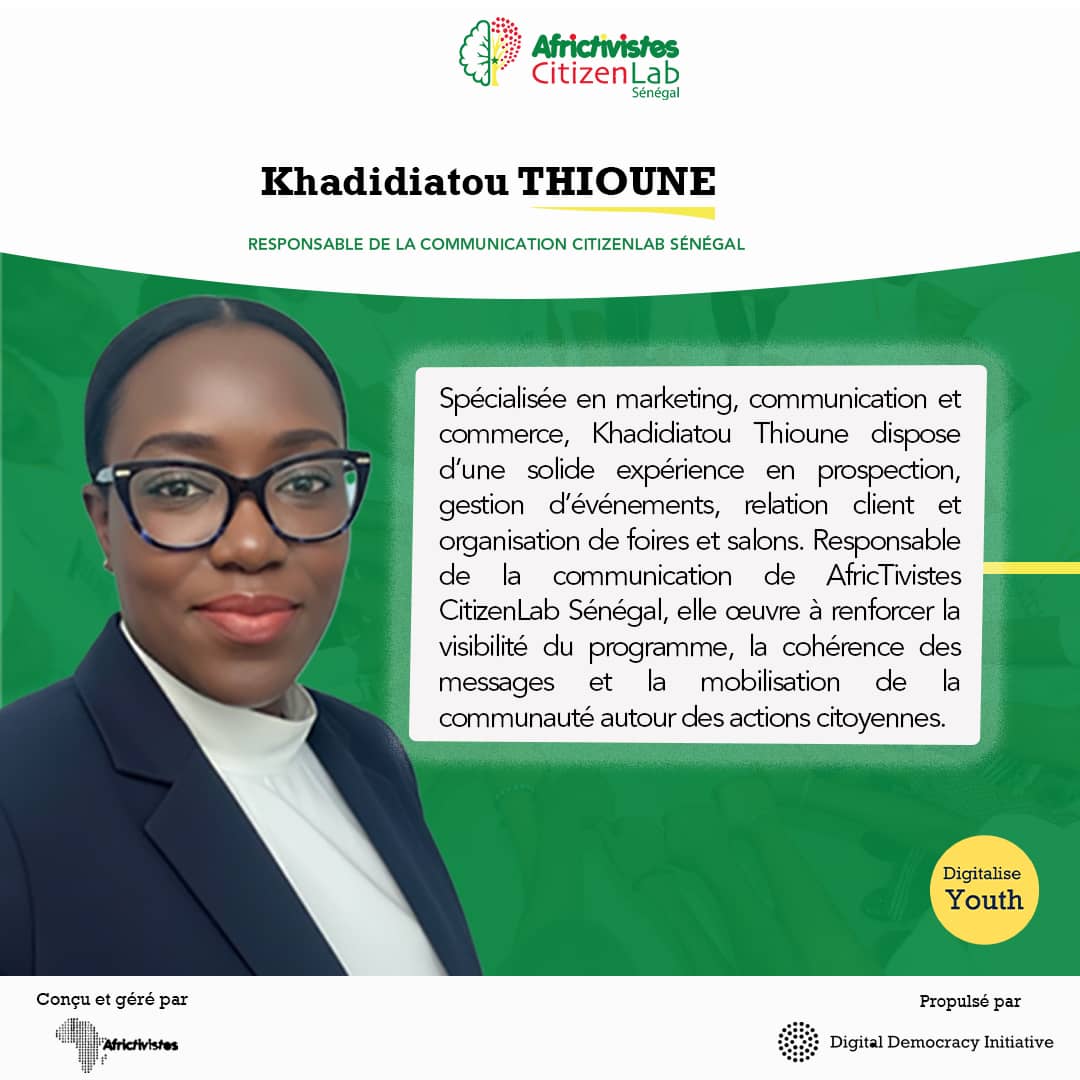 Thème : Présentation de AfricTivistes CitizenLab Sénégal