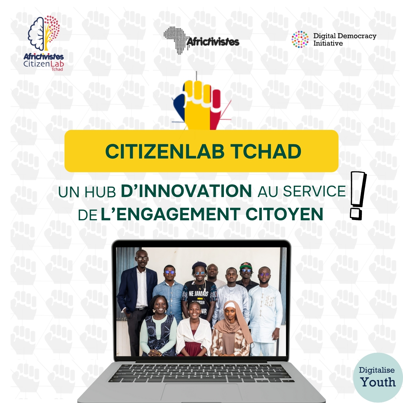 AfricTivistes CitizenLab Tchad : un hub d’innovation au service de la participation citoyenne!